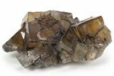 Yellow Cubic Fluorite with Fluorescent Phantoms - Cave-In-Rock #240507-1